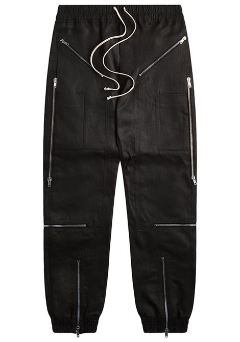 pantaloni headon jogger uomo nero RICK OWENS | RU01E5368 TWL09